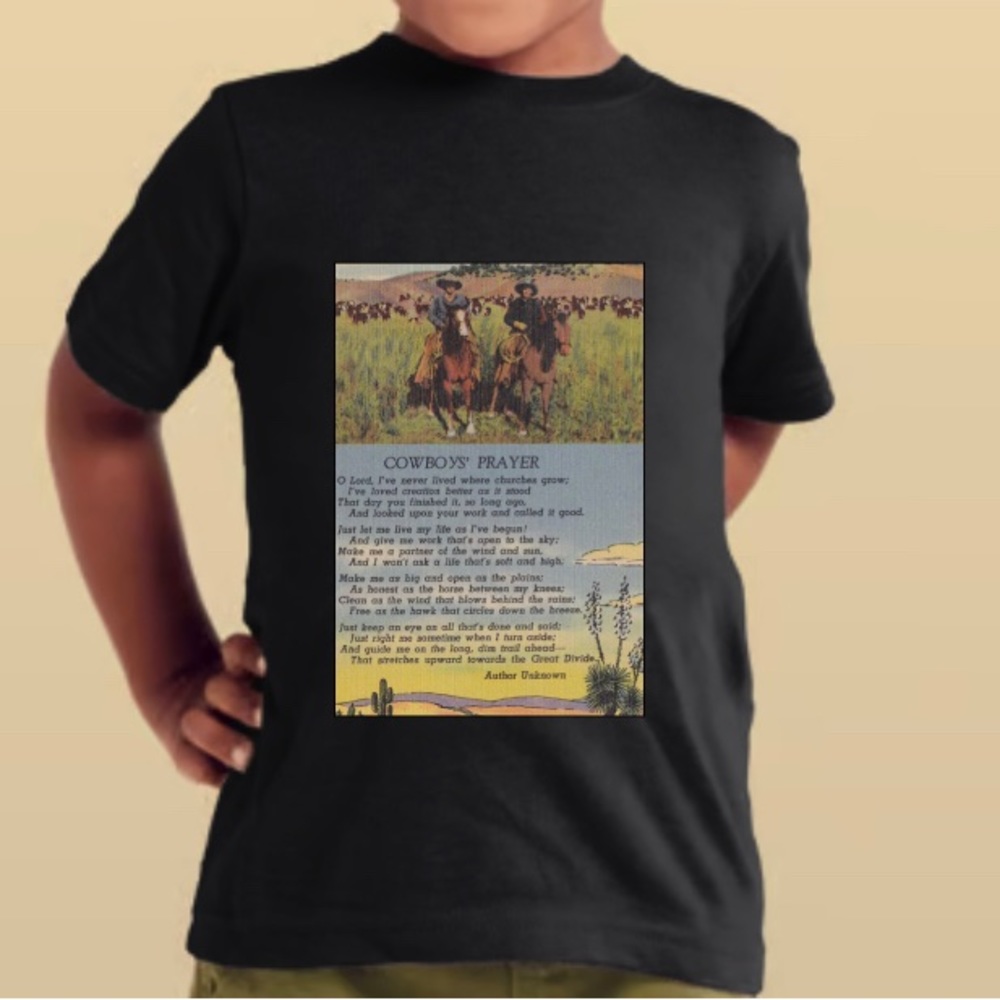 Cowboys prayer. Country shirt.